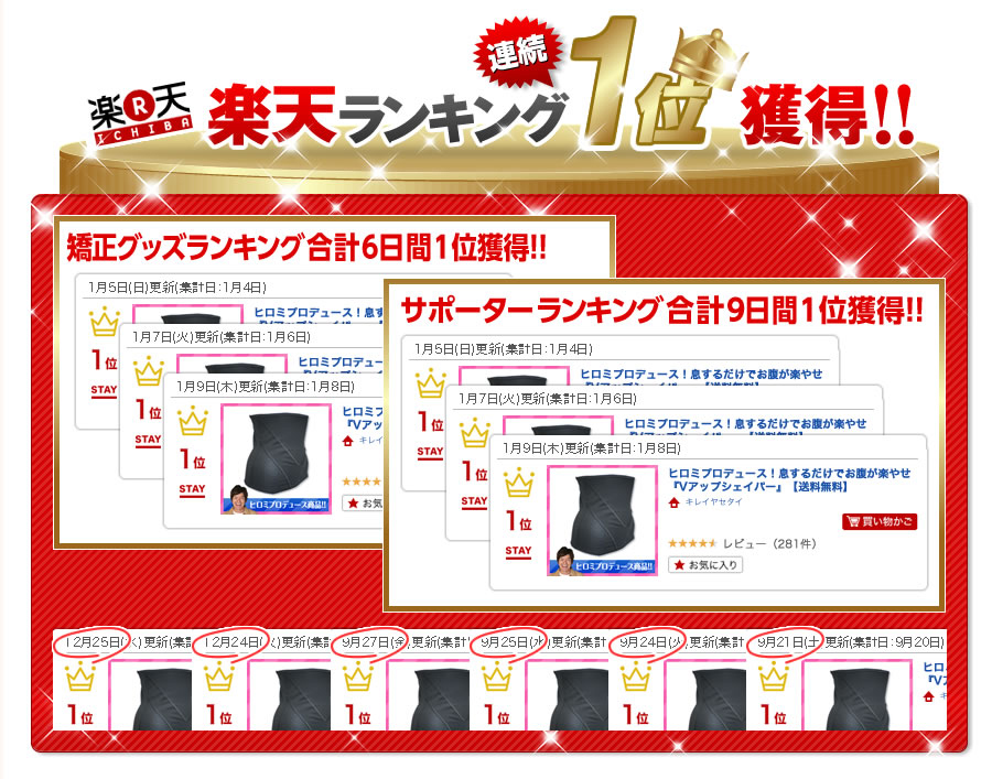 V�A�b�v�V�F�C�p�[�y�V�s�ꋸ���O�b�Y�E�T�|�[�^�[�����L���O��1��